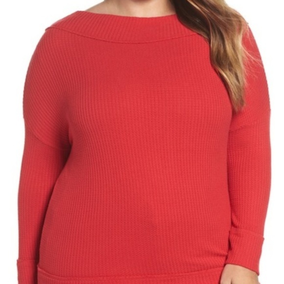 Lucky Brand Waffle Sweater - Picture 2 of 3